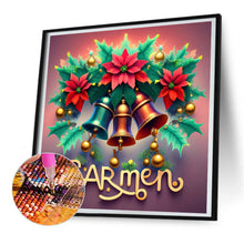Load image into Gallery viewer, Diamond Painting - Full Round - Colorful Christmas bells and flowers (30*30CM)
