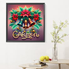 Load image into Gallery viewer, Diamond Painting - Full Round - Colorful Christmas bells and flowers (30*30CM)