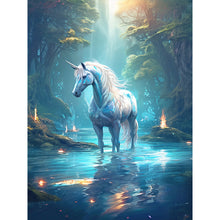 Load image into Gallery viewer, Diamond Painting - Full Round - fantasy unicorn (30*40CM)