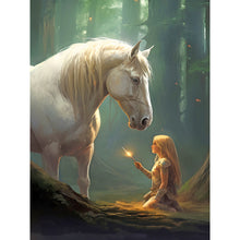 Load image into Gallery viewer, Diamond Painting - Full Round - fantasy unicorn (30*40CM)
