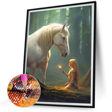 Load image into Gallery viewer, Diamond Painting - Full Round - fantasy unicorn (30*40CM)