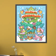 Load image into Gallery viewer, AB Diamond Painting - Full Round - Doll and Christmas tree (40*50CM)