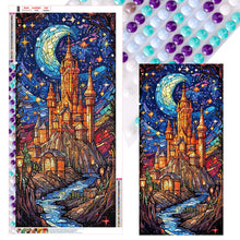 Load image into Gallery viewer, Diamond Painting - Full Round - starry sky castle (40*80CM)