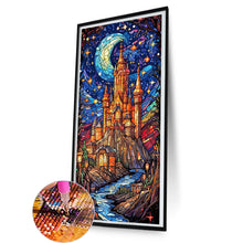 Load image into Gallery viewer, Diamond Painting - Full Round - starry sky castle (40*80CM)