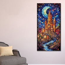 Load image into Gallery viewer, Diamond Painting - Full Round - starry sky castle (40*80CM)