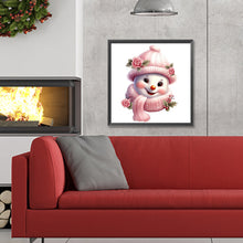 Load image into Gallery viewer, Diamond Painting - Full Round - Christmas snowman (30*30CM)