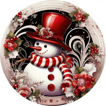 Load image into Gallery viewer, Diamond Painting - Full Round - Christmas snowman (30*30CM)