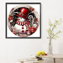 Load image into Gallery viewer, Diamond Painting - Full Round - Christmas snowman (30*30CM)