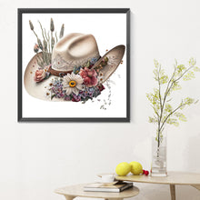 Load image into Gallery viewer, Diamond Painting - Full Round - Cowboy hat (30*30CM)