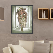 Load image into Gallery viewer, Diamond Painting - Full Round - big eyed doll (30*40CM)