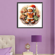 Load image into Gallery viewer, Diamond Painting - Full Round - Christmas Cookie Man (50*50CM)
