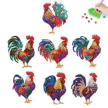 Load image into Gallery viewer, 7PCS Diamond Painting Magnets Refrigerator for Adults Kids (Field Rooster)