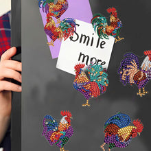 Load image into Gallery viewer, 7PCS Diamond Painting Magnets Refrigerator for Adults Kids (Field Rooster)