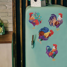 Load image into Gallery viewer, 7PCS Diamond Painting Magnets Refrigerator for Adults Kids (Field Rooster)