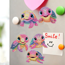 Load image into Gallery viewer, 5PCS Diamond Painting Magnets Refrigerator for Adults Kids (Colourful Turtle)