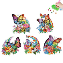Load image into Gallery viewer, 5PCS Diamond Painting Magnets Refrigerator for Adults Kids (Garden Butterfly)