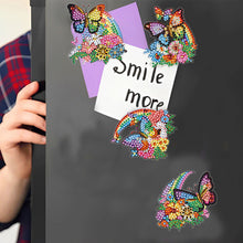 Load image into Gallery viewer, 5PCS Diamond Painting Magnets Refrigerator for Adults Kids (Garden Butterfly)