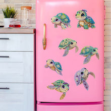 Load image into Gallery viewer, 7PCS Diamond Painting Magnets Refrigerator for Adults Kids (Deep Sea Turtle)
