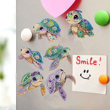 Load image into Gallery viewer, 7PCS Diamond Painting Magnets Refrigerator for Adults Kids (Deep Sea Turtle)