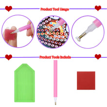 Load image into Gallery viewer, Acrylic Garden Gnome Single-Sided Diamond Painting Hanging Pendant (#1)