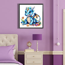 Load image into Gallery viewer, Diamond Painting - Full Round - Gem happy dinosaur (40*40CM)