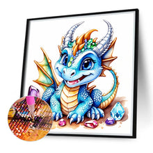 Load image into Gallery viewer, Diamond Painting - Full Round - Gem Cute Dinosaur (40*40CM)