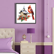 Load image into Gallery viewer, Diamond Painting - Full Round - Cardinal on the branch (40*40CM)