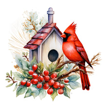 Load image into Gallery viewer, Diamond Painting - Full Round - cardinal on branch (40*40CM)