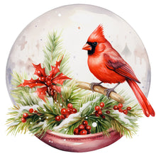 Load image into Gallery viewer, Diamond Painting - Full Round - Cardinal in the crystal ball (40*40CM)