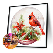 Load image into Gallery viewer, Diamond Painting - Full Round - Cardinal in the crystal ball (40*40CM)