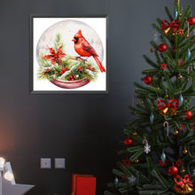 Load image into Gallery viewer, Diamond Painting - Full Round - Cardinal in the crystal ball (40*40CM)