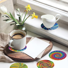 Load image into Gallery viewer, 8 PCS Acrylic Diamond Painting Coasters Kits with Holder for Adult(Typology Art)