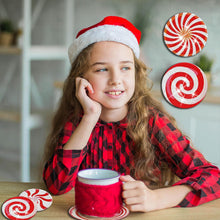 Load image into Gallery viewer, 8 PCS Acrylic Diamond Painting Coasters Kits with Holder for Adults (Red Candy)