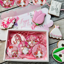 Load image into Gallery viewer, 8 PCS Acrylic Diamond Painting Coasters Kits with Holder (Valentines Day Gnome)