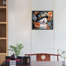 Load image into Gallery viewer, Diamond Painting - Full Round - 3D textured snowman (40*35CM)