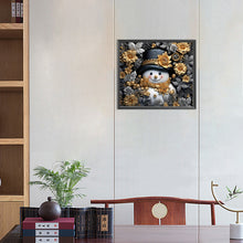 Load image into Gallery viewer, Diamond Painting - Full Round - 3D textured snowman (40*35CM)