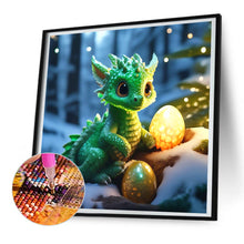 Load image into Gallery viewer, Diamond Painting - Full Round - The dragon that protects the light (30*30CM)