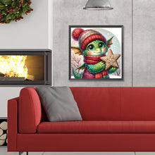 Load image into Gallery viewer, Diamond Painting - Full Round - Dragon holding star cookies (30*30CM)
