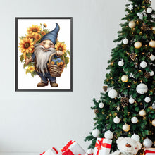 Load image into Gallery viewer, Diamond Painting - Full Round - Gnome holding sunflowers (30*40CM)
