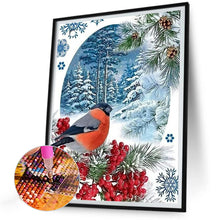 Load image into Gallery viewer, Diamond Painting - Full Round - winter bird (30*40CM)