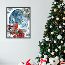Load image into Gallery viewer, Diamond Painting - Full Round - winter bird (30*40CM)