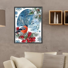 Load image into Gallery viewer, Diamond Painting - Full Round - winter bird (30*40CM)