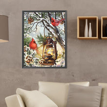 Load image into Gallery viewer, Diamond Painting - Full Round - winter bird (30*40CM)