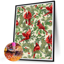 Load image into Gallery viewer, Diamond Painting - Full Round - winter bird (30*40CM)