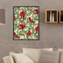 Load image into Gallery viewer, Diamond Painting - Full Round - winter bird (30*40CM)