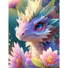 Load image into Gallery viewer, Diamond Painting - Full Round - Flowers and dragons (30*40CM)