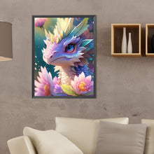 Load image into Gallery viewer, Diamond Painting - Full Round - Flowers and dragons (30*40CM)
