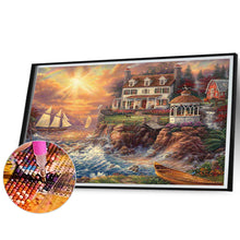 Load image into Gallery viewer, AB Diamond Painting - Full Round - seaside town (70*50CM)