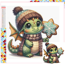 Load image into Gallery viewer, Diamond Painting - Full Square - little dragon man (30*30CM)