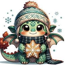 Load image into Gallery viewer, Diamond Painting - Full Square - little dragon man (30*30CM)